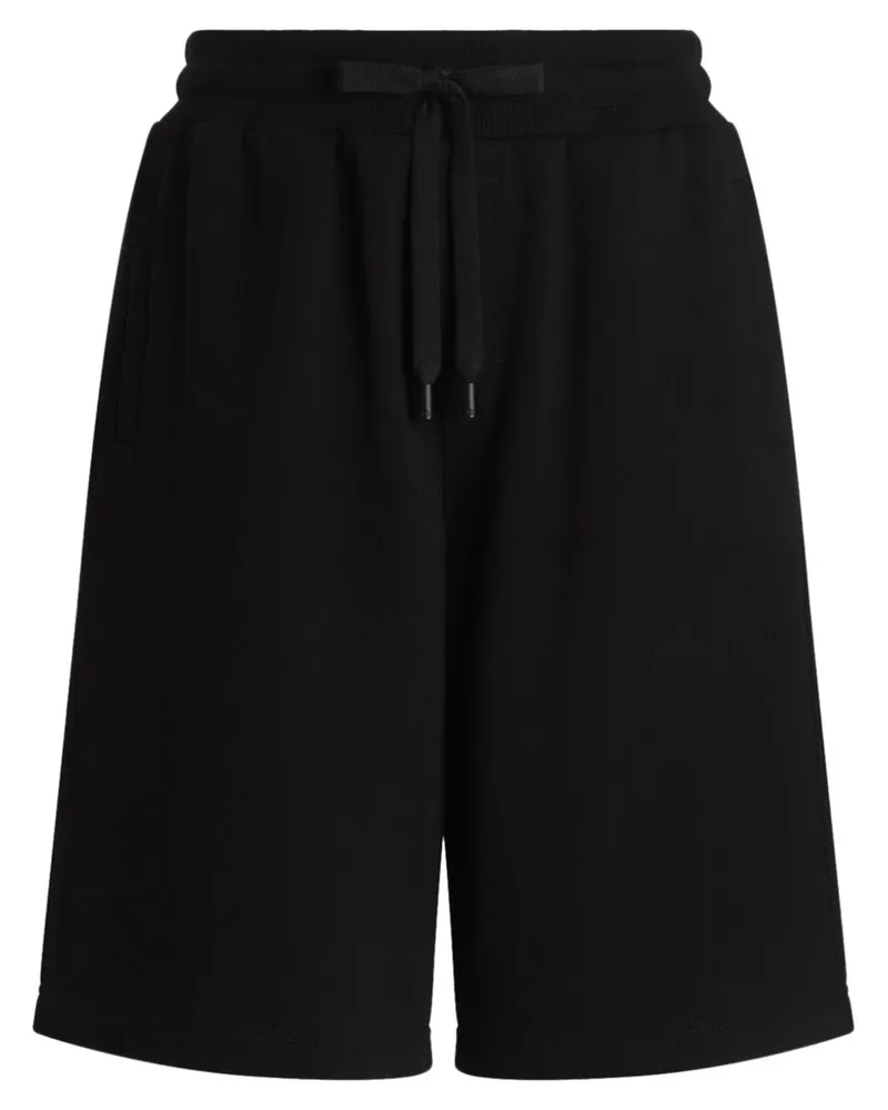 Dolce & Gabbana Shorts mit Logo-Prägung - Schwarz Schwarz