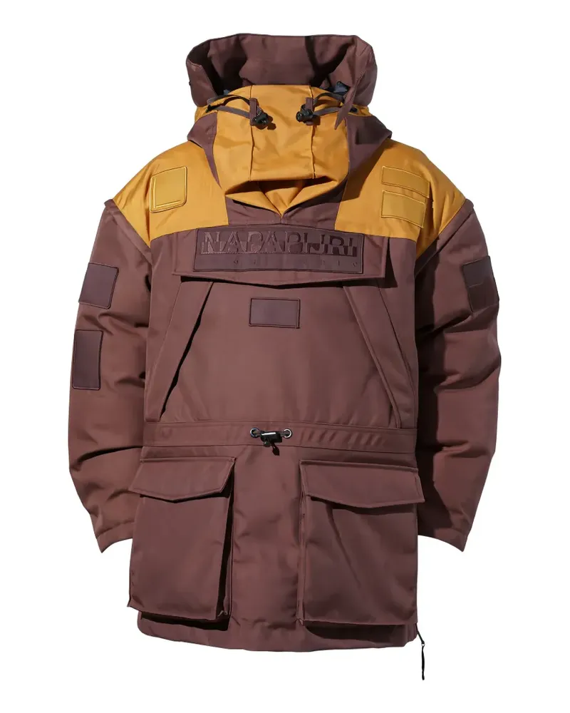 Napa By Martine Rose Skidoo Common panelled coat - Braun Braun