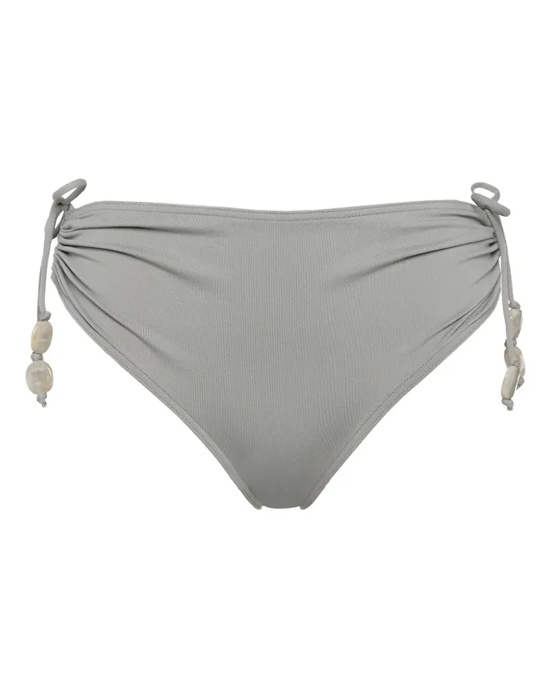 Eres Christie Bikinihöschen mit Perlendetail - Grau Grau