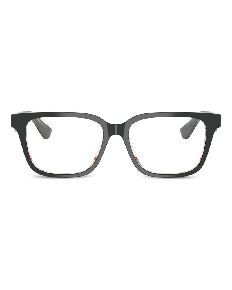 Burberry Brille mit eckigem Gestell - Schwarz Schwarz