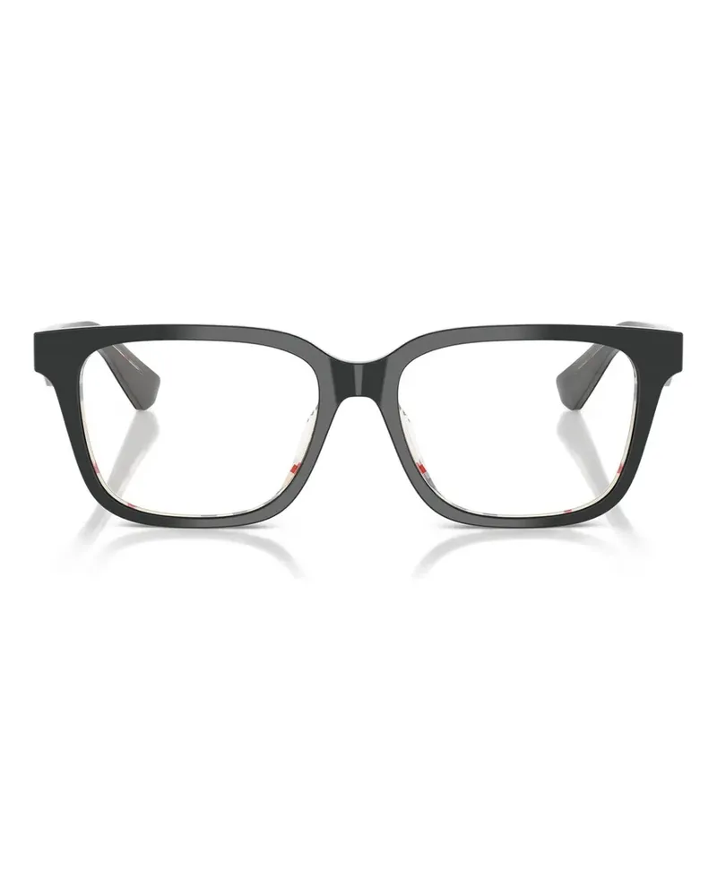 Burberry Brille mit eckigem Gestell - Schwarz Schwarz