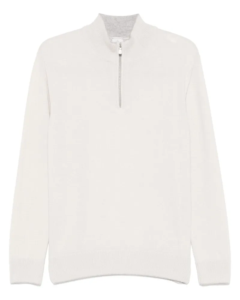 Eleventy Klassischer Kaschmirpullover - Nude Nude