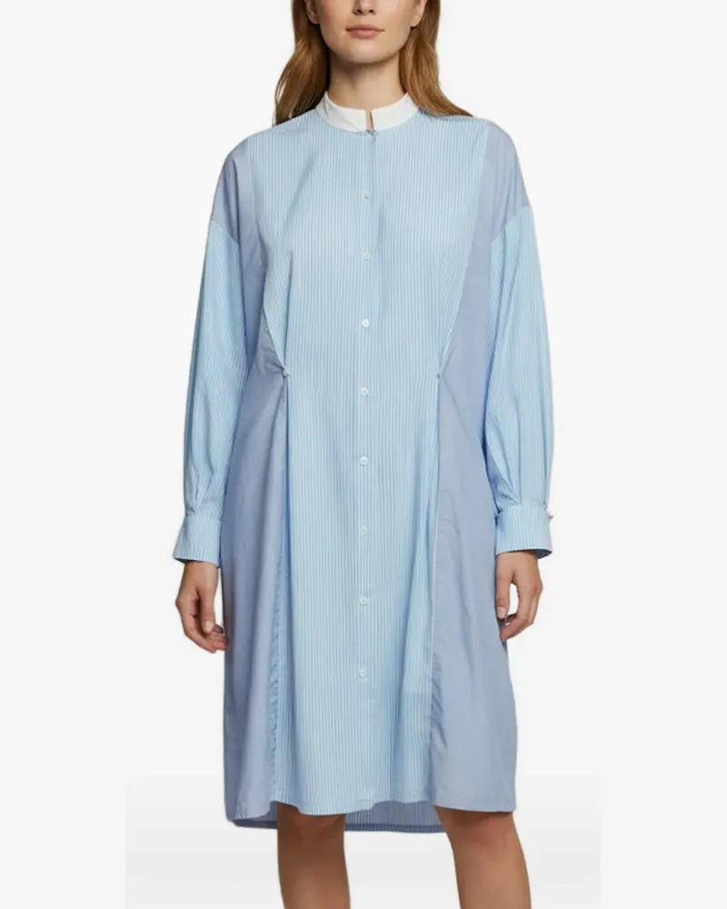 Maje Gestreiftes Rarty Minikleid - Blau Blau
