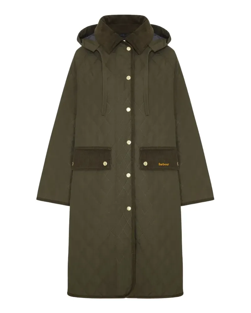 Barbour Ravensden quilted parka coat - Grün Grün