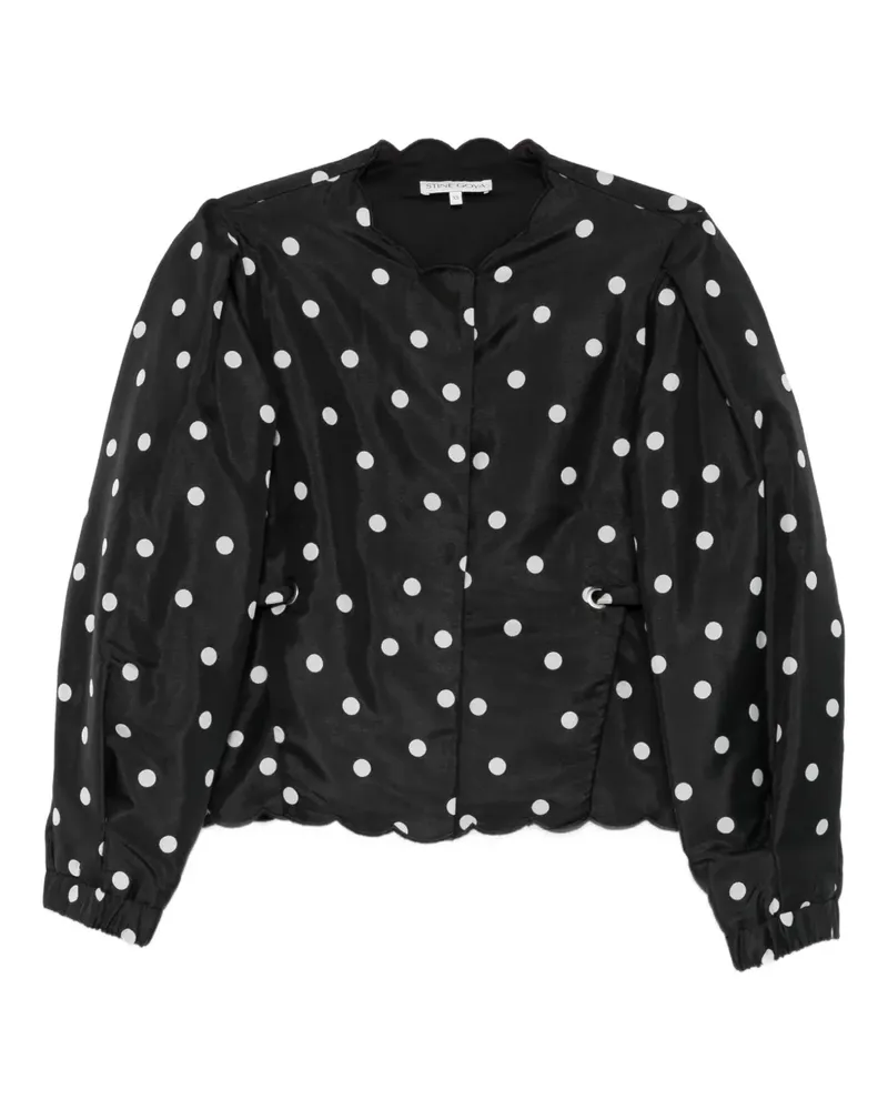Stine Goya quilted dots jacket - Schwarz Schwarz