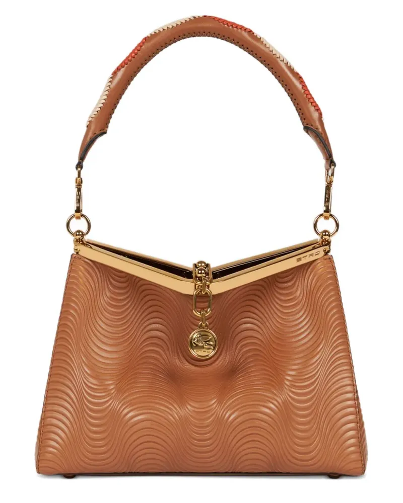 Etro Mittelgroße Vela Schultertasche - Braun Braun