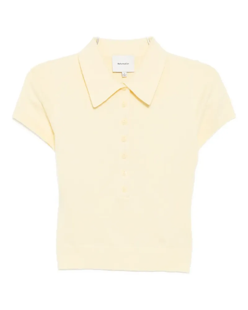 Reformation Bentley polo - Gelb Gelb
