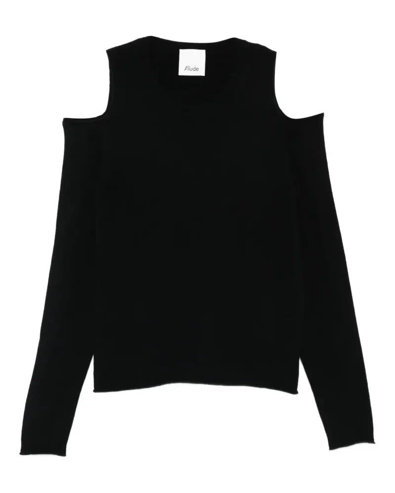 ALLUDE cut-out top - Schwarz Schwarz