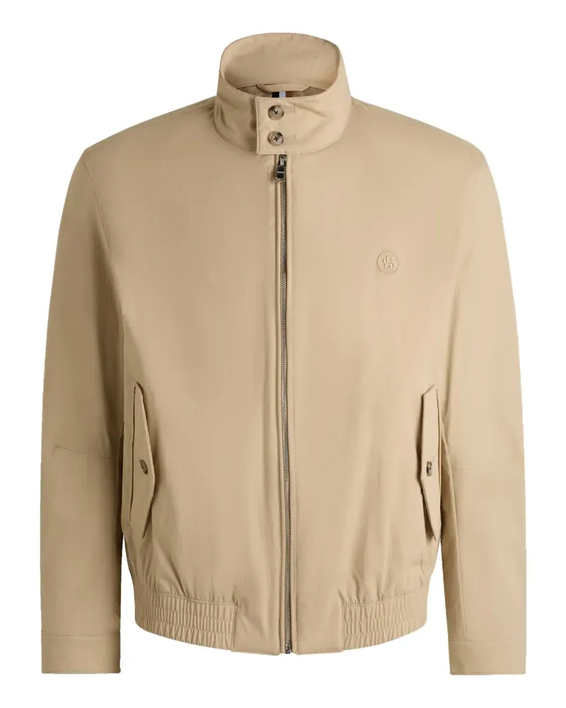 HUGO BOSS Regenmantel mit Logo-Stickerei - Nude Nude