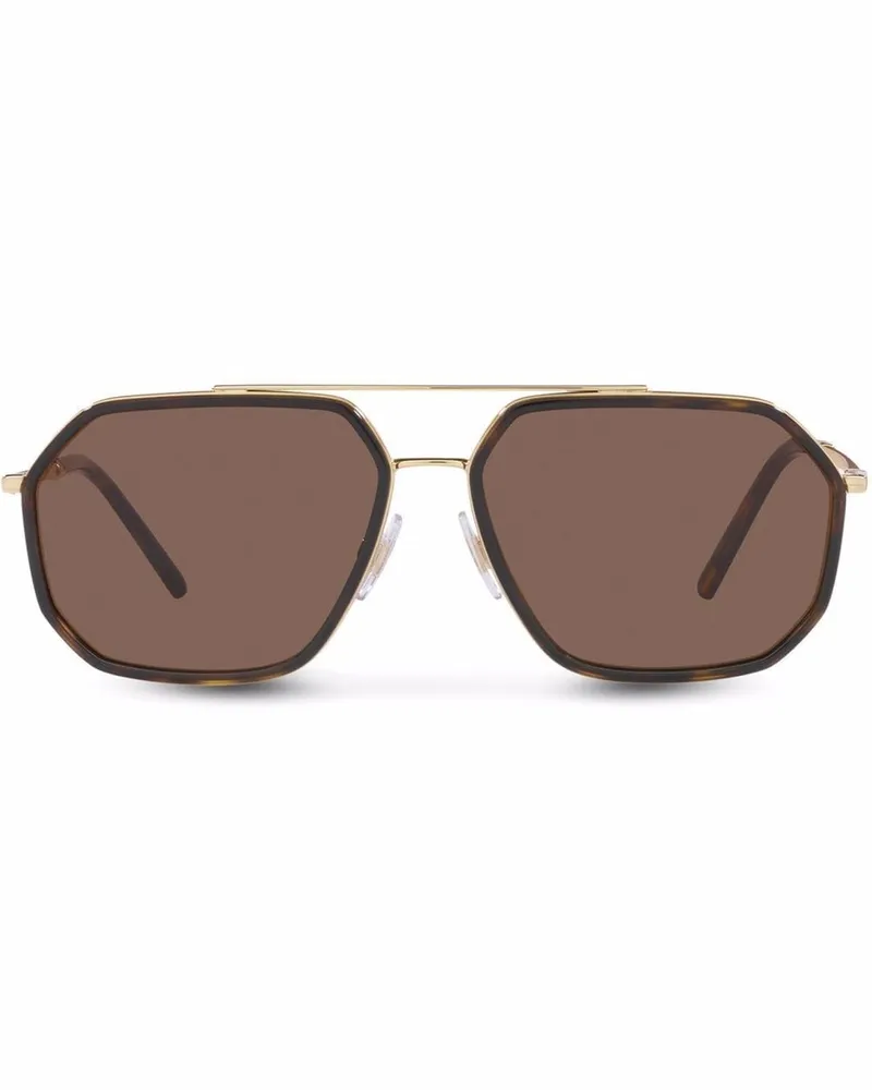 Dolce & Gabbana Gros grain Sonnenbrille - Braun Braun