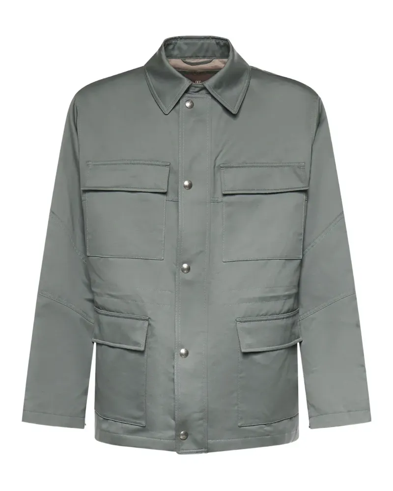 Loro Piana multi-pocket press-stud jacket - Grau Grau