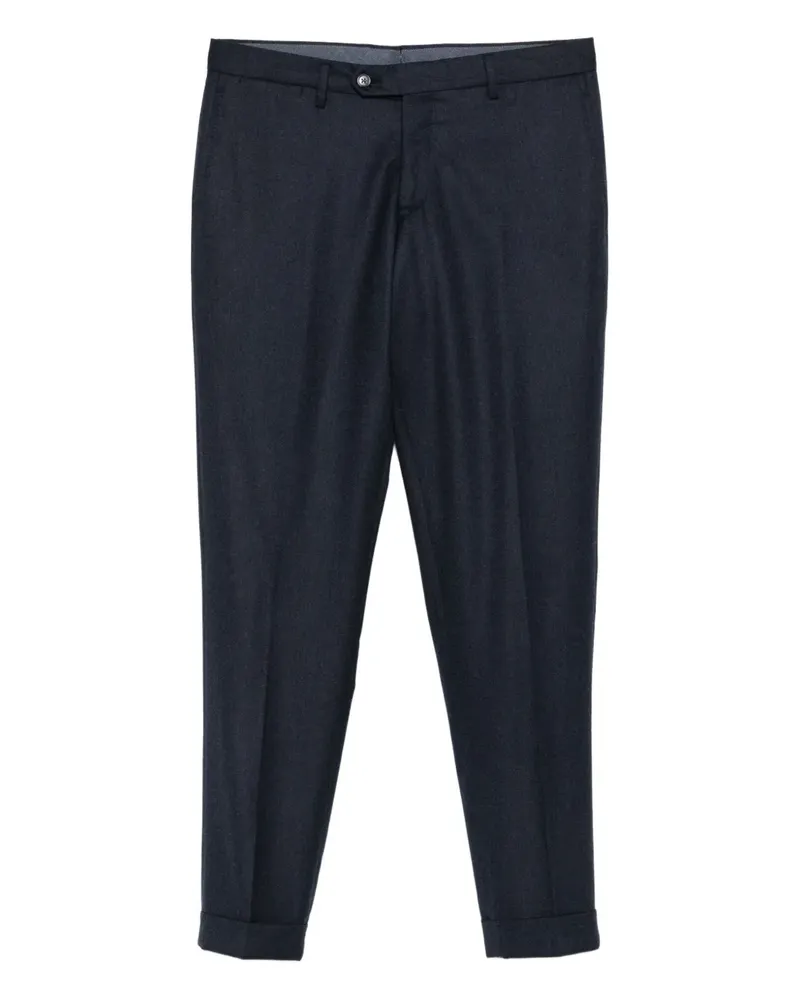 BARBA Hose mit Umschlag - Blau Blau