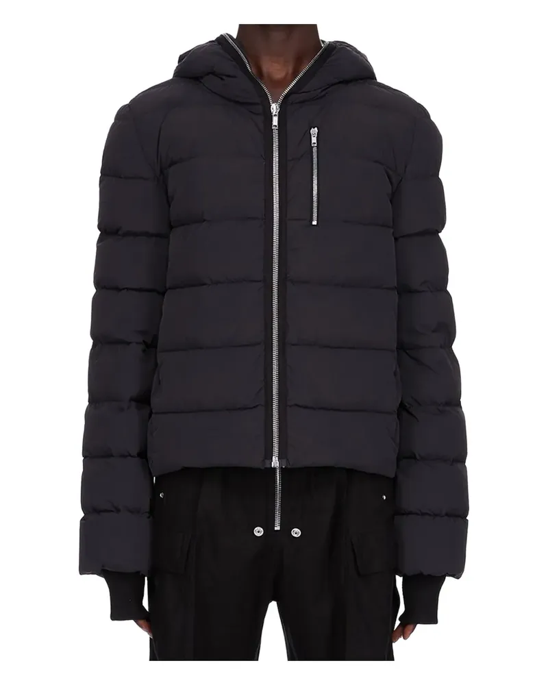 Rick Owens Gefütterte Kapuzenjacke - Schwarz Schwarz