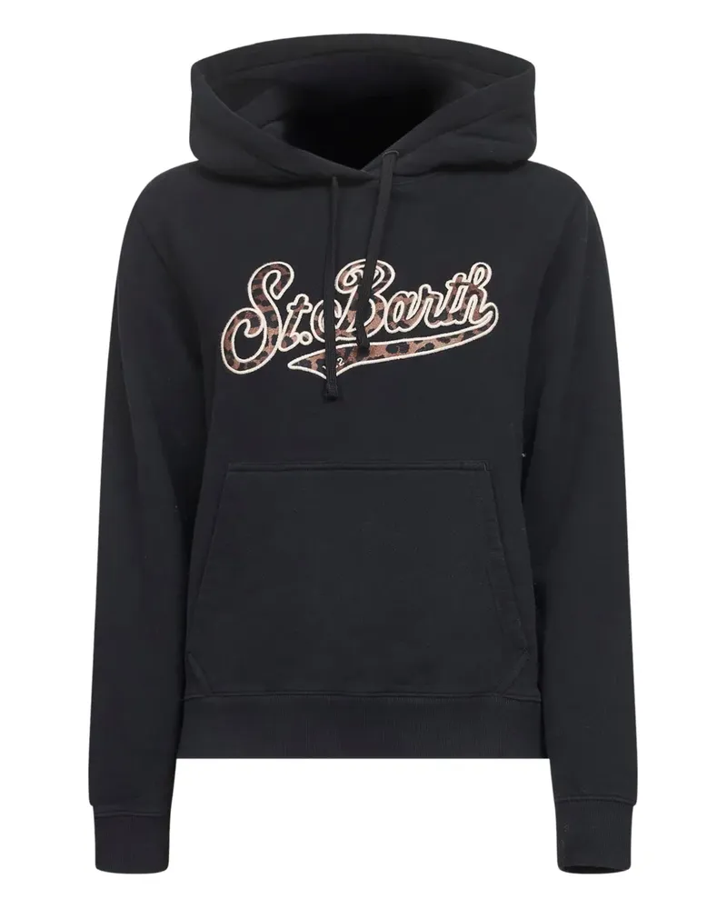 MC2 Saint Barth Kordelzug-Pullover mit Kängurutasche - Blau Blau