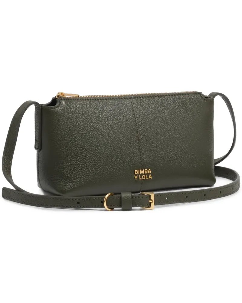 BIMBA Y LOLA Mini-Tasche aus Leder - Grün Grün