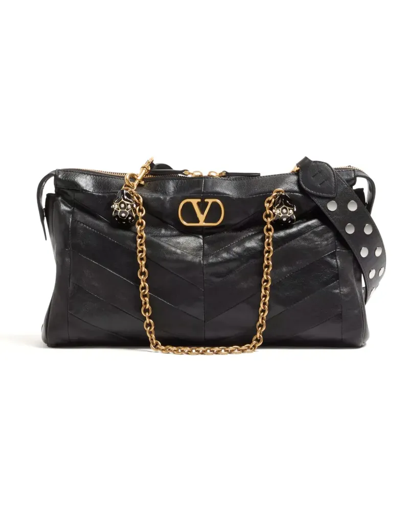 Valentino Garavani Panthea Schultertasche - Schwarz Schwarz