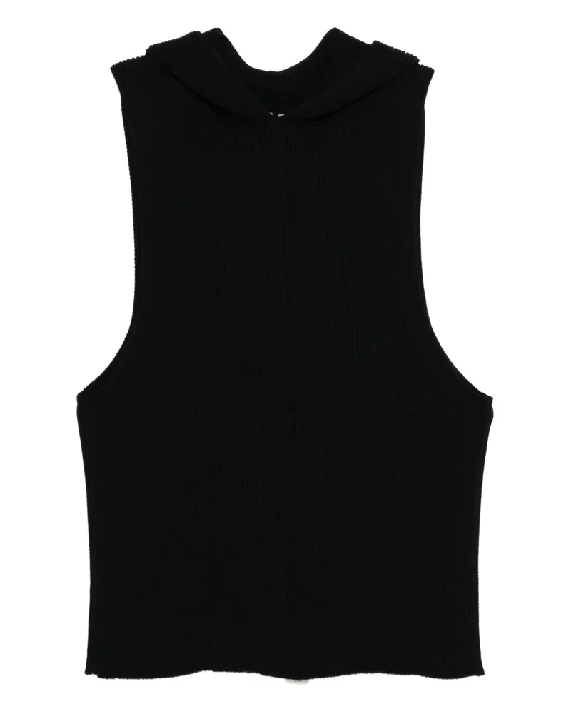 Rick Owens Gestrickter Pullunder - Schwarz Schwarz