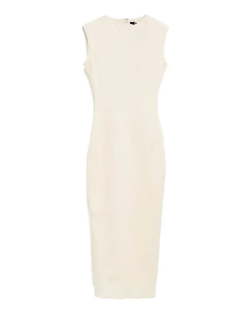 Jacquemus Gerafftes The Alba Midikleid - Nude Nude