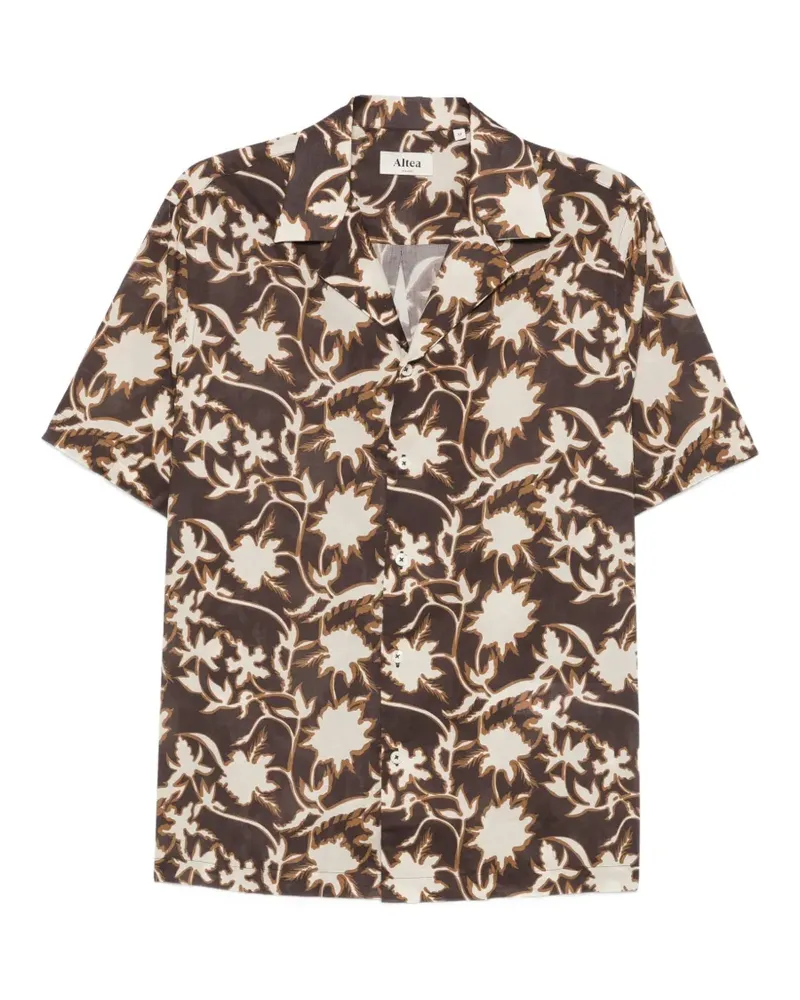 Altea floral-print short-sleeve shirt - Braun Braun