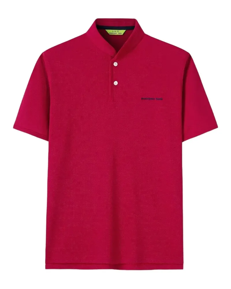 Shanghai Tang Poloshirt mit Pferdemotiv - Rot Rot