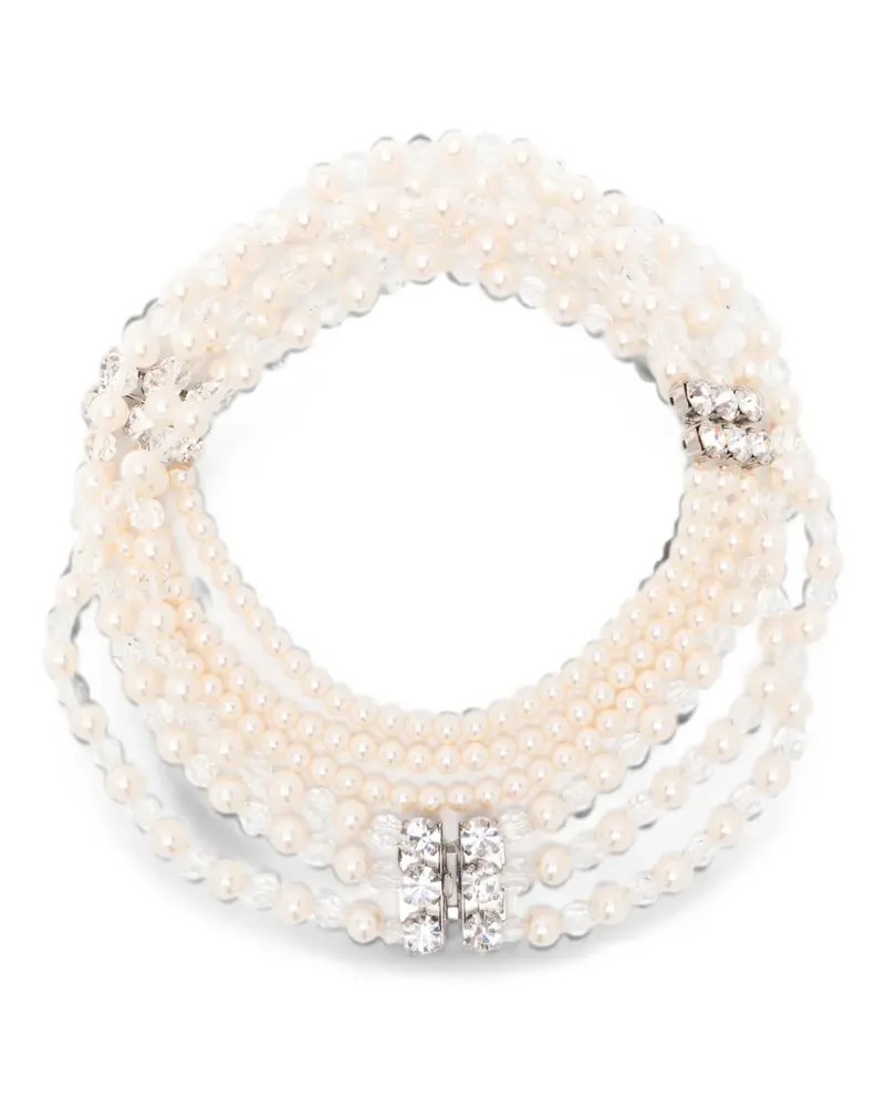 Alessandra Rich multi-strand necklace - Nude Nude