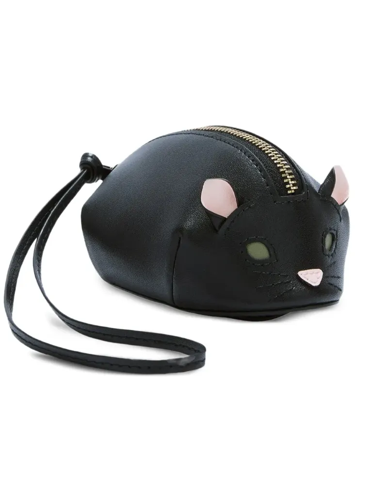 Furla Allegra Münztäschchen aus Leder - Schwarz Schwarz