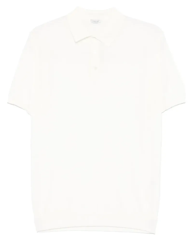 Caruso Klassisches Poloshirt - Weiß Weiß