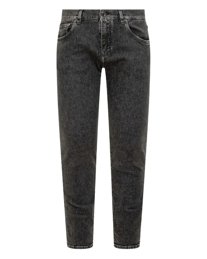 Dolce & Gabbana button-fastening jeans - Schwarz Schwarz