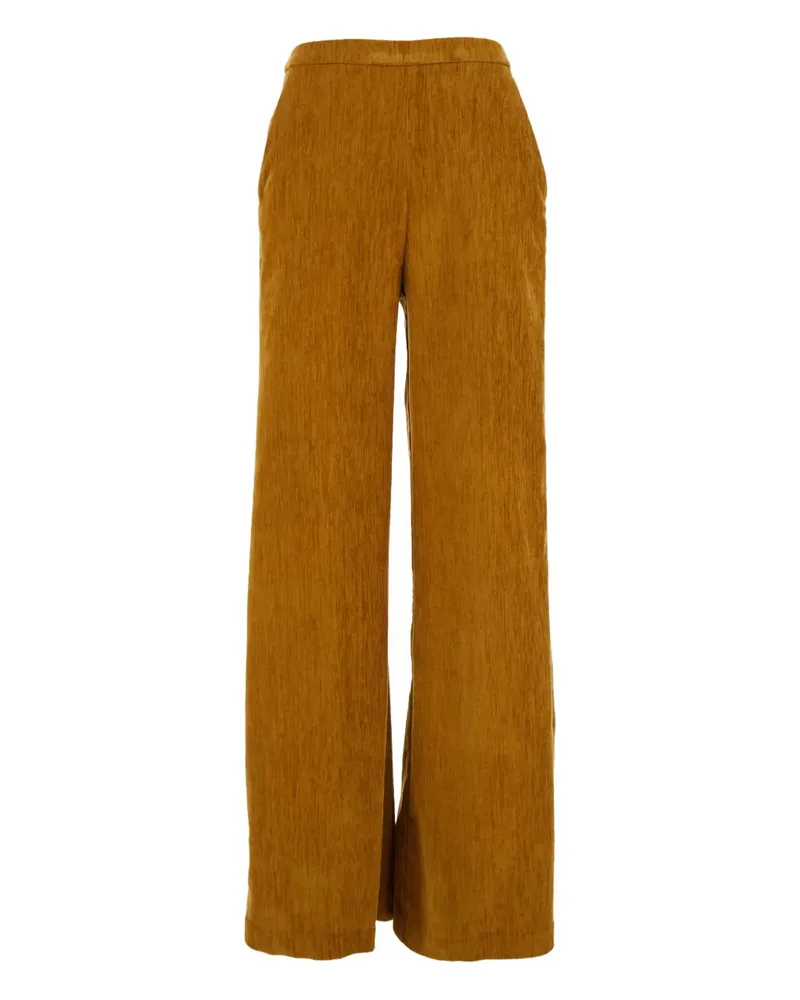 forte_forte Hose mit weitem Bein - Gelb Gelb