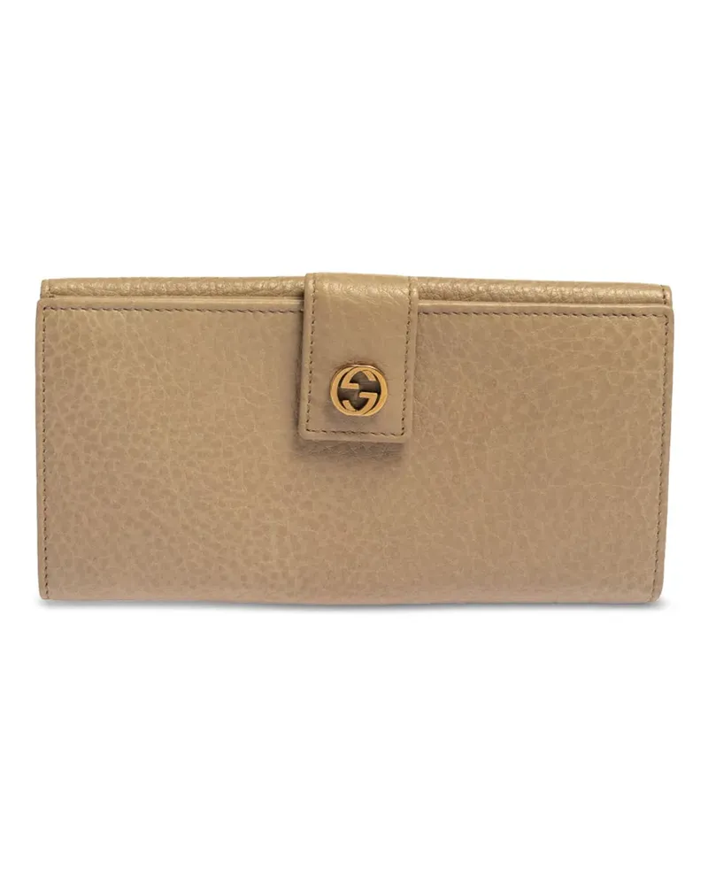Gucci Pre-owned Portemonnaie mit GG - Nude Nude