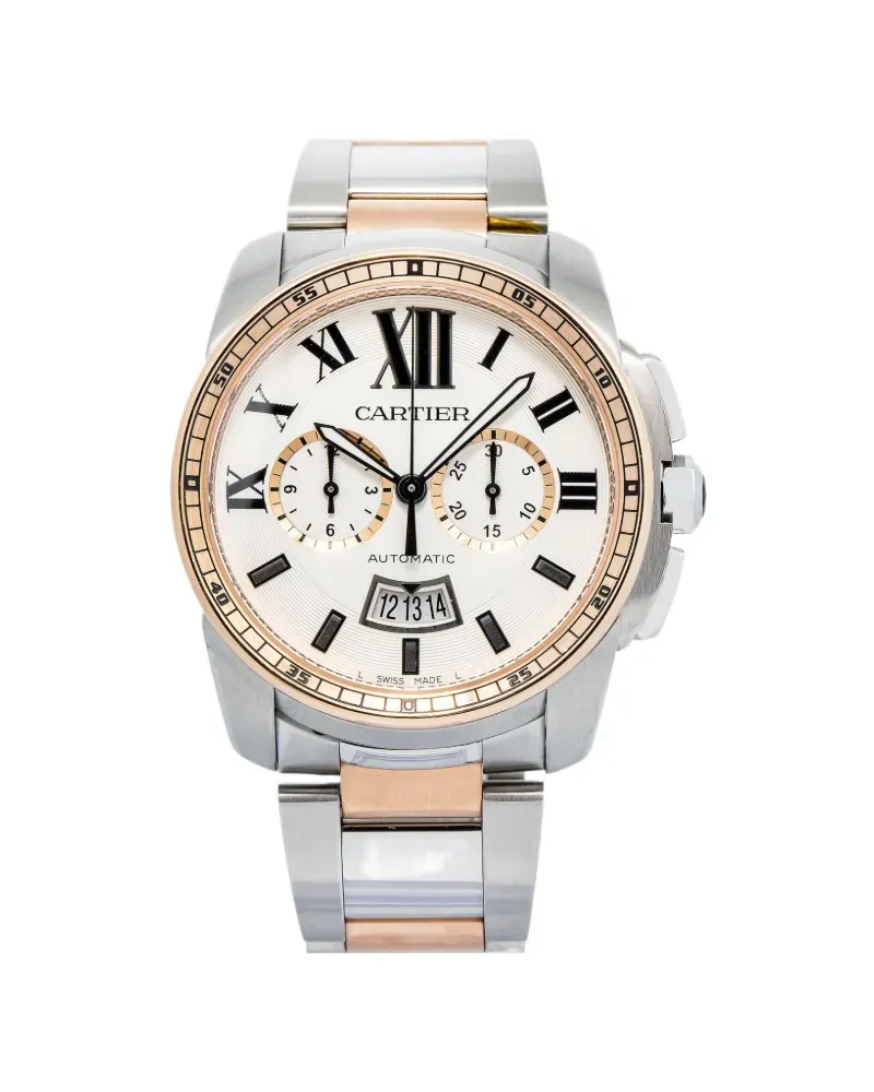 Cartier Calibre de Chronograph 42mm - Weiß Weiß