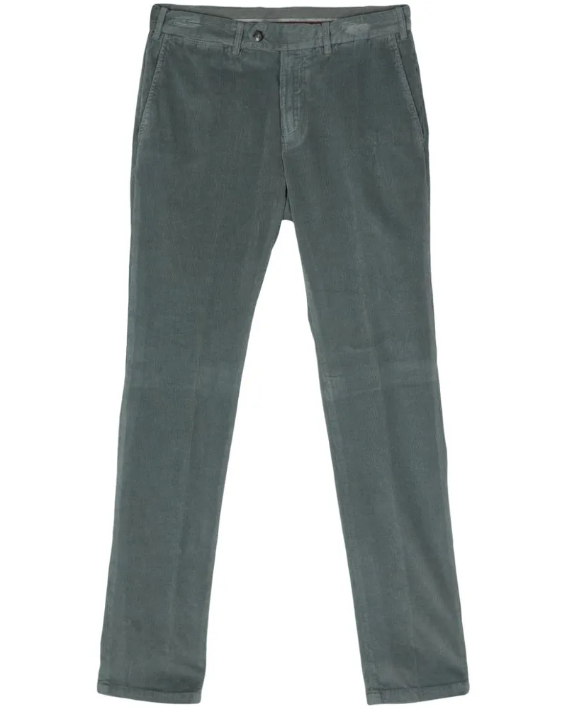 Canali Hose aus Cord - Grün Grün