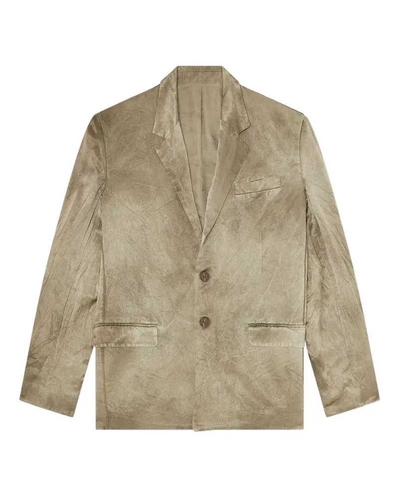 Diesel J-Andre wrinkled-effect blazer - Nude Nude