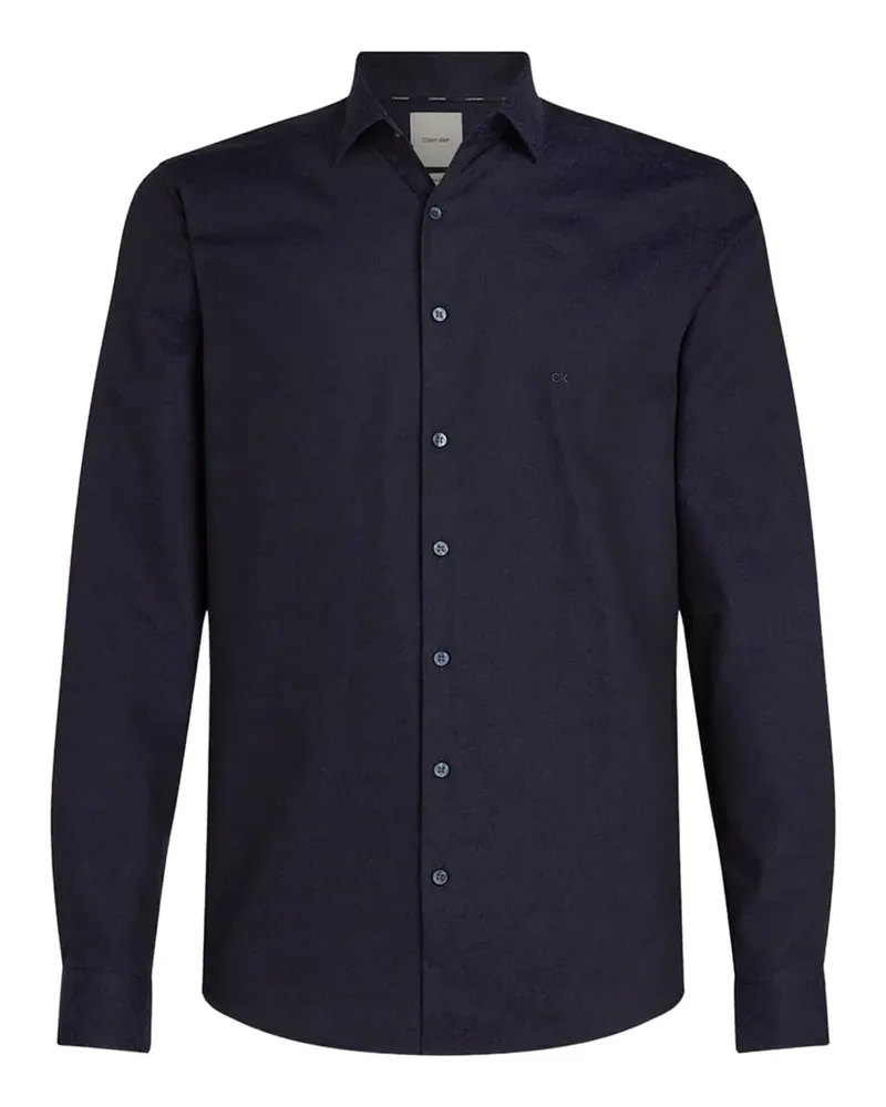 Calvin Klein Langärmeliges Hemd - Blau Blau