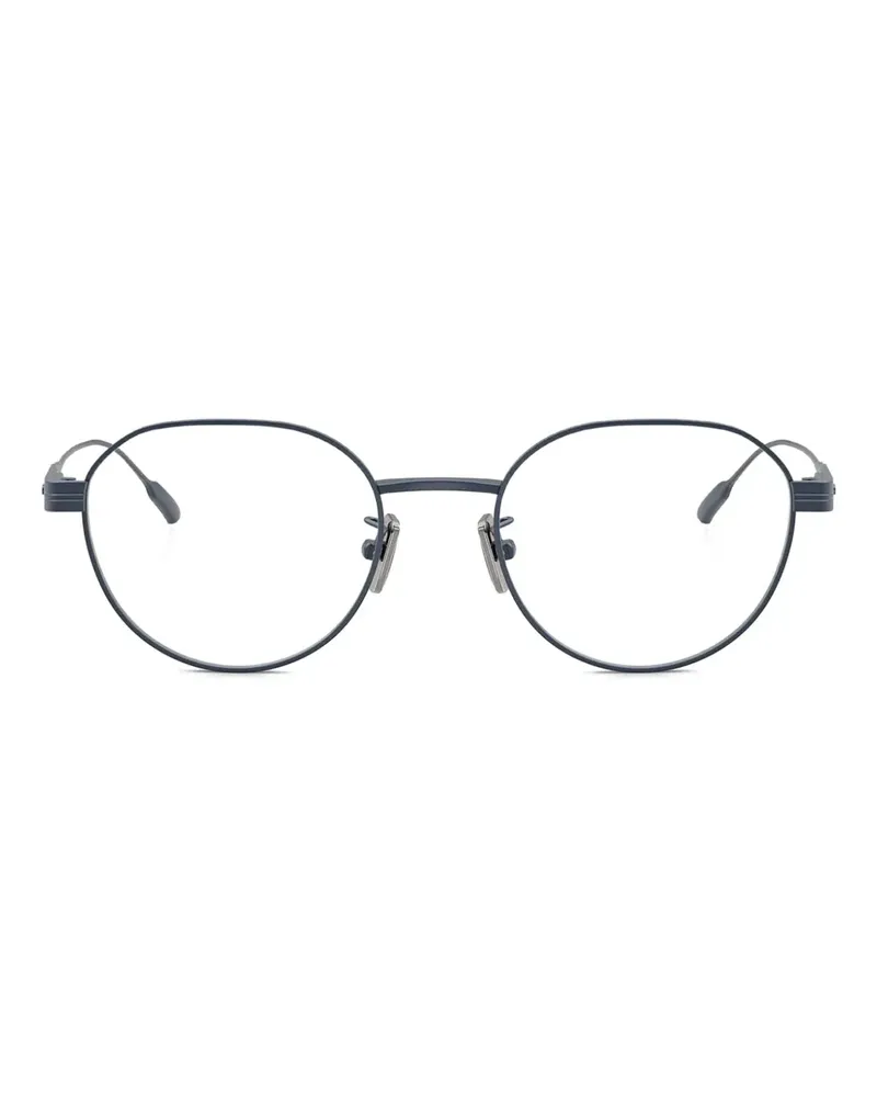 Moncler Brille mit rundem Gestell - Blau Blau