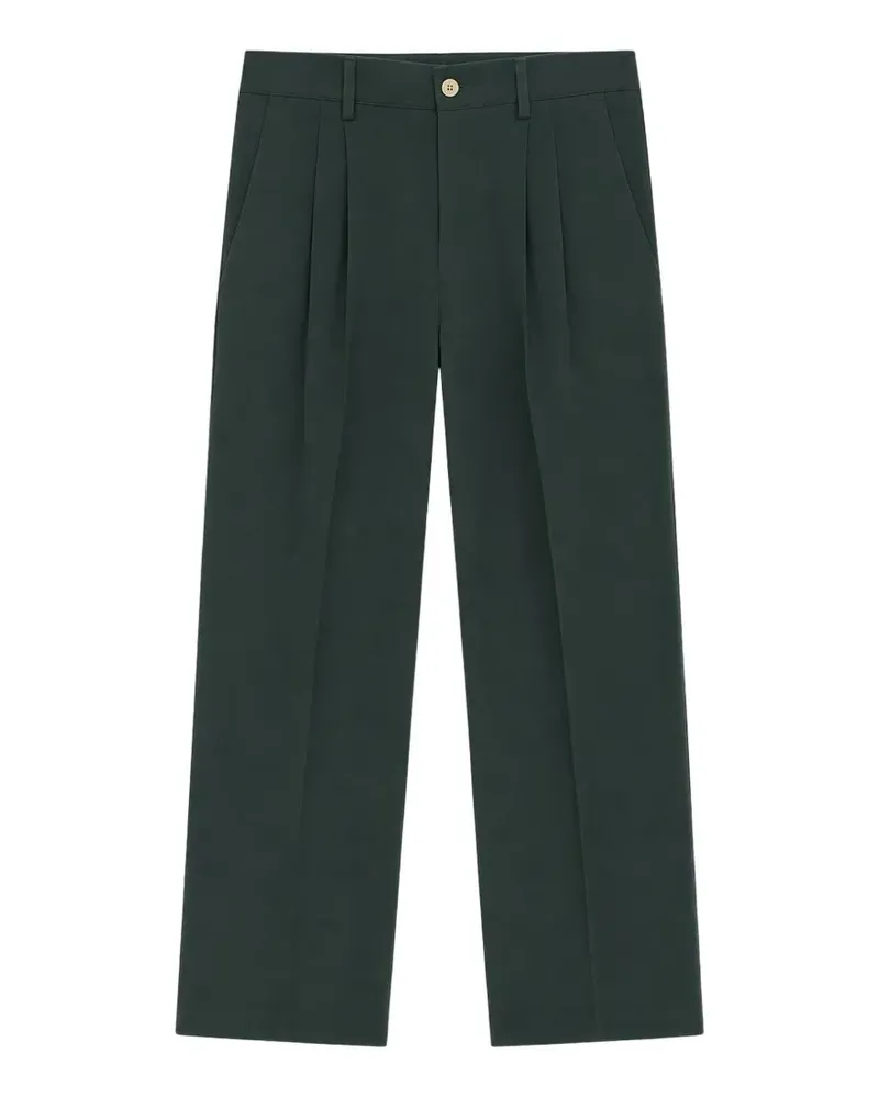 Costumein Wide-Leg-Hose mit Bundfalten - Grün Grün