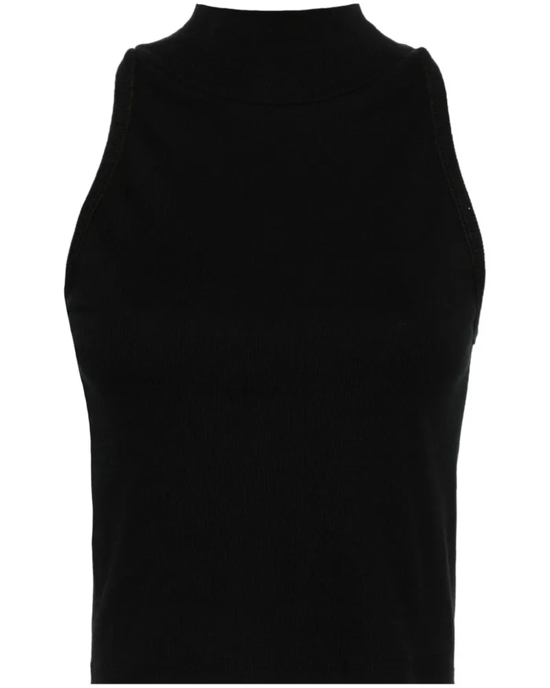 IRO Geripptes Trägershirt - Schwarz Schwarz