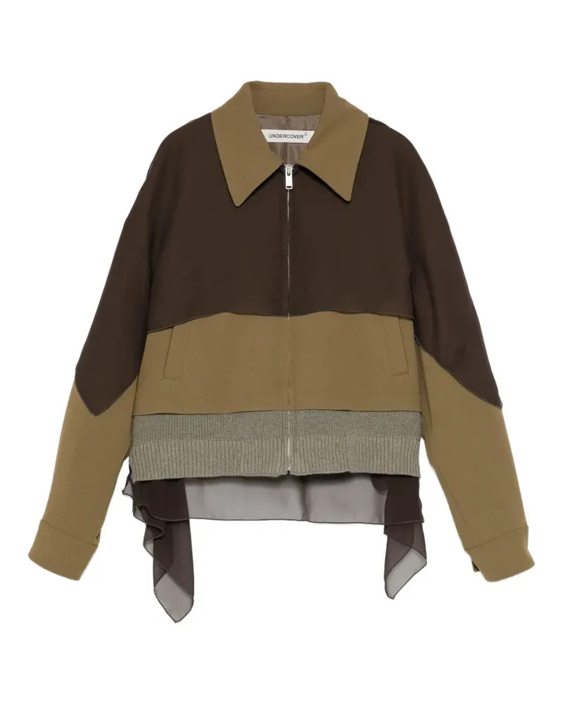 Undercover Jacke in Colour-Block-Optik - Braun Braun