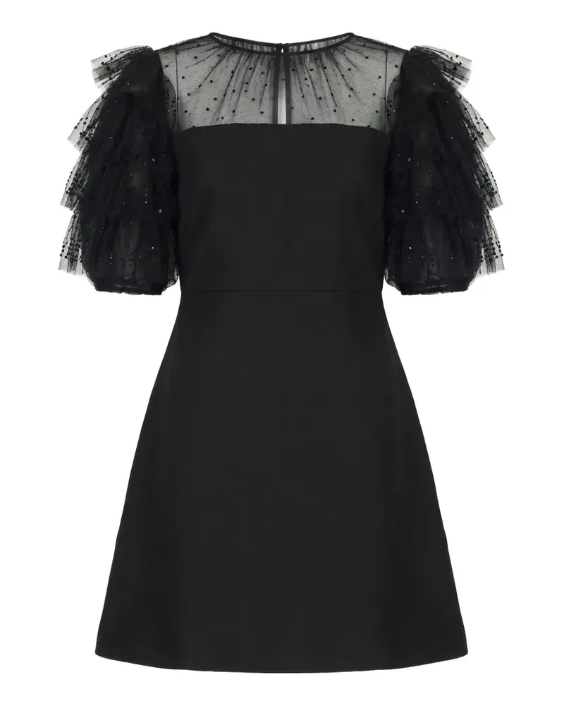 Valentino Garavani Kleid mit Perlen - Schwarz Schwarz