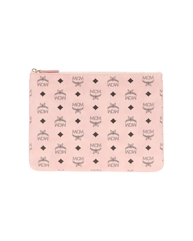 MCM Visetos Clutch - Rosa Rosa