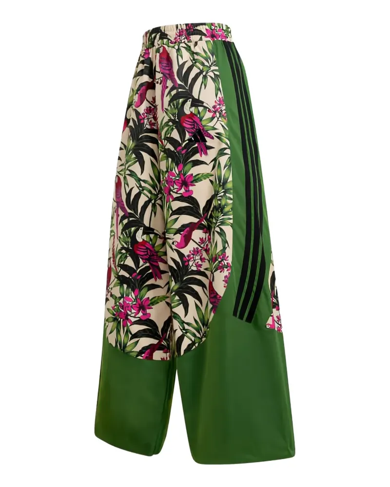 adidas X Farm Rio floral stripe track pants - Nude Nude