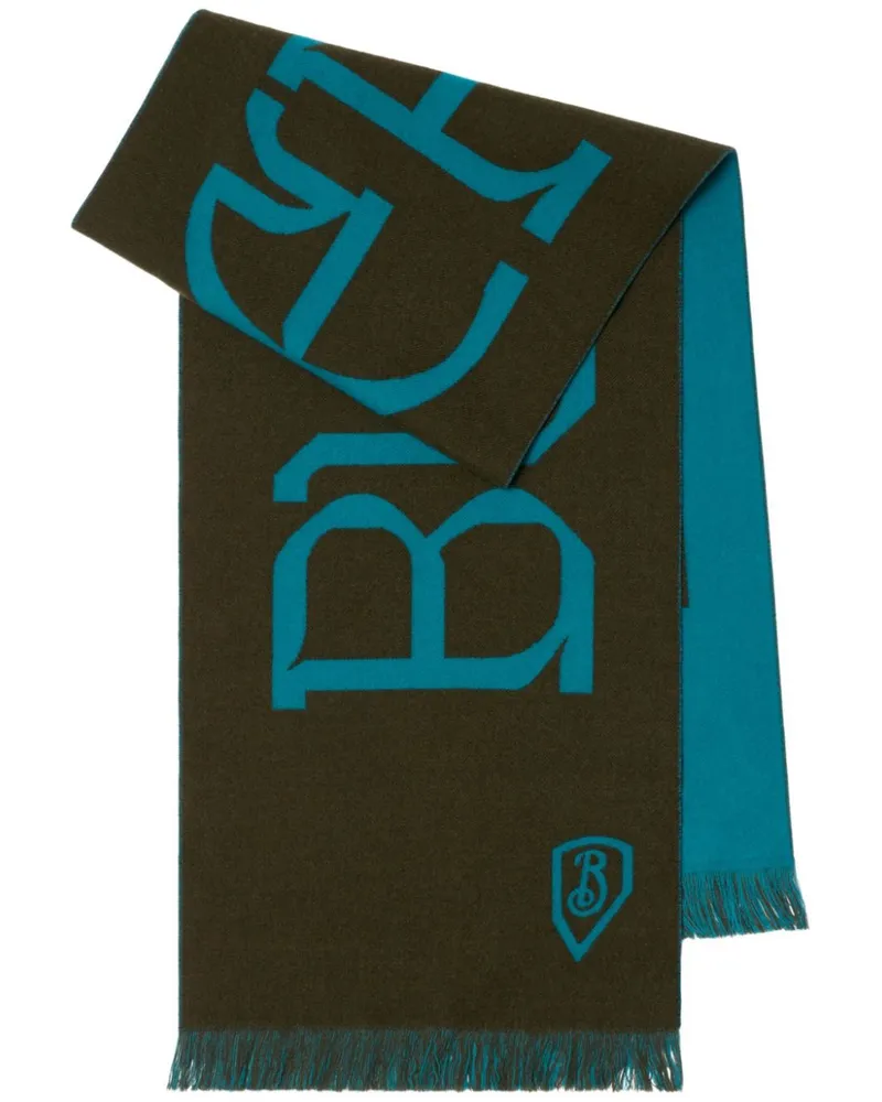 Burberry Schal mit Logo - Braun Braun