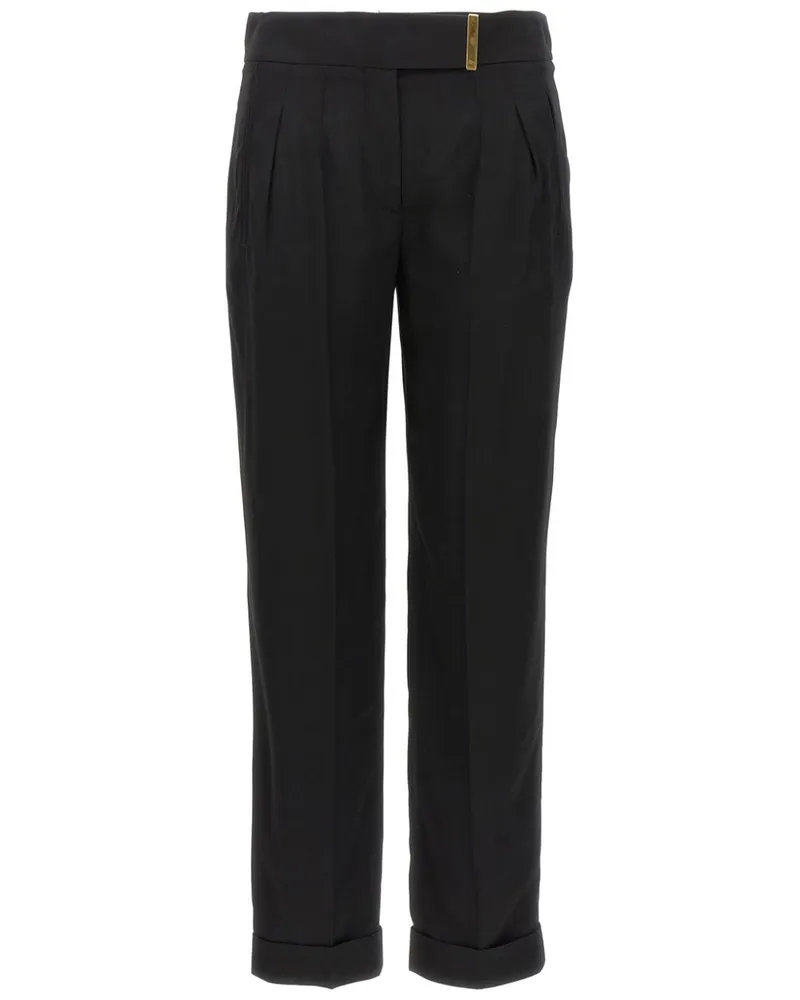 Tom Ford Hose mit Metallsteg - Schwarz Schwarz
