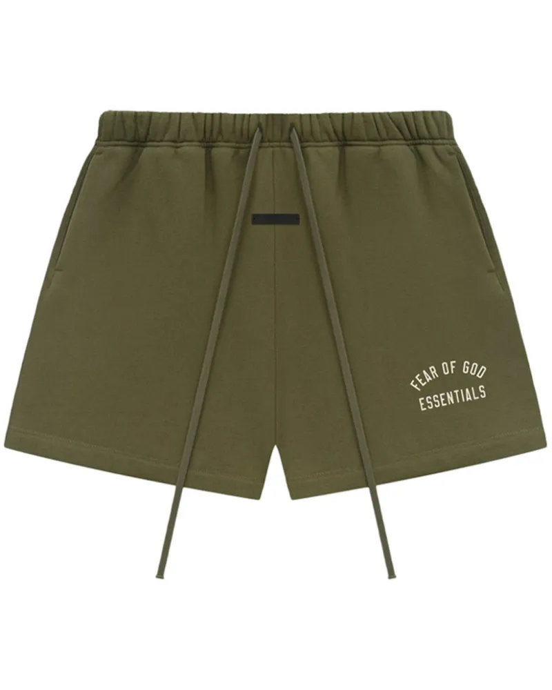 Fear of God Joggingshorts mit Logo-Print - Grün Grün