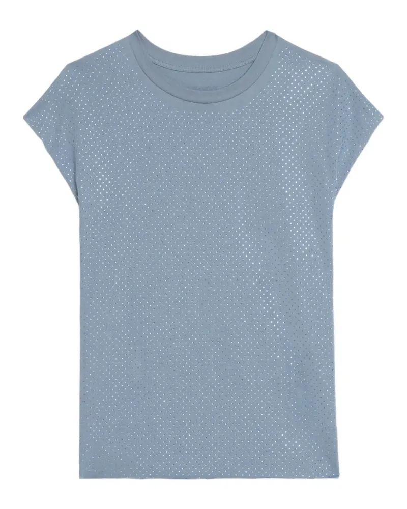 Zadig & Voltaire Cloe T-Shirt mit Strass - Blau Blau