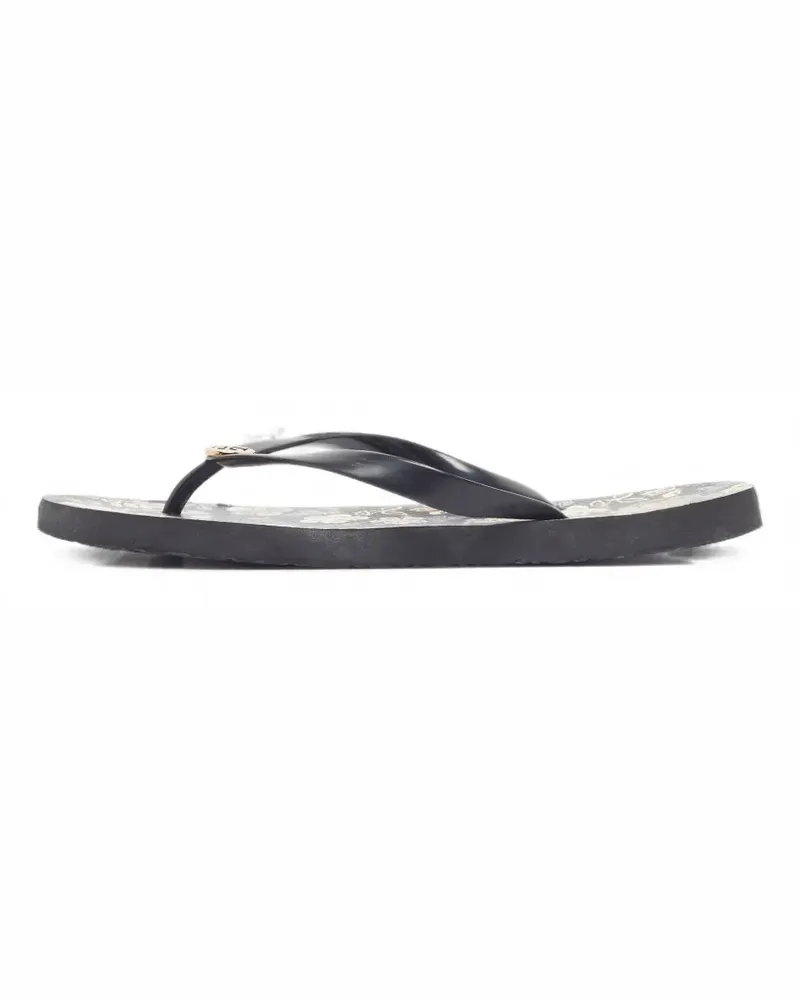 Tory Burch Miller floral-print flip-flops - Schwarz Schwarz