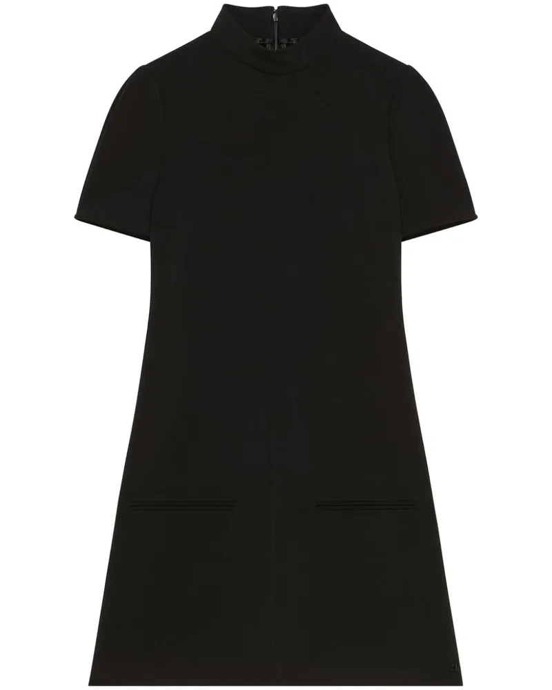 Courrèges Heritage Minikleid - Schwarz Schwarz
