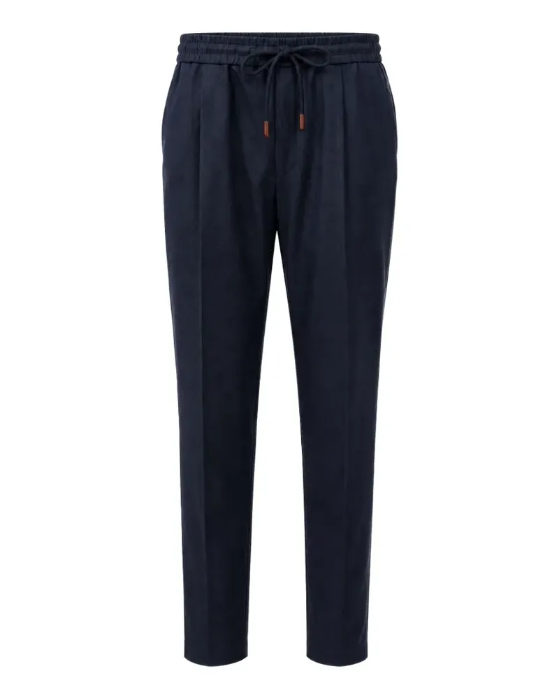 Jacob Cohën drawstring-waist tapered trousers - Blau Blau