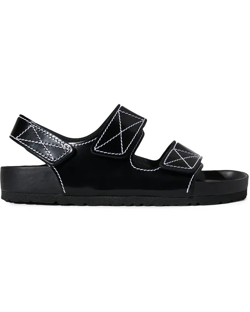 Birkenstock x  Milano Pantoletten - Schwarz Schwarz