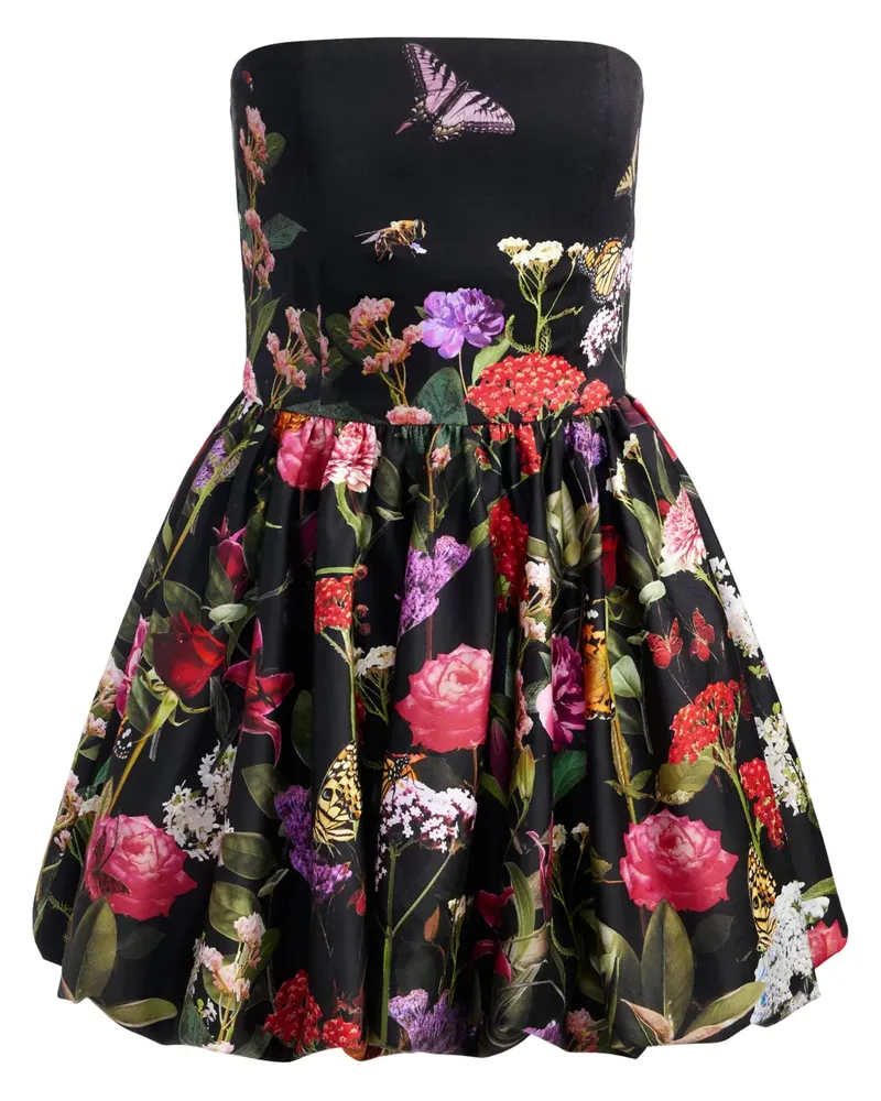 Alice + Olivia Asha Kleid - Schwarz Schwarz